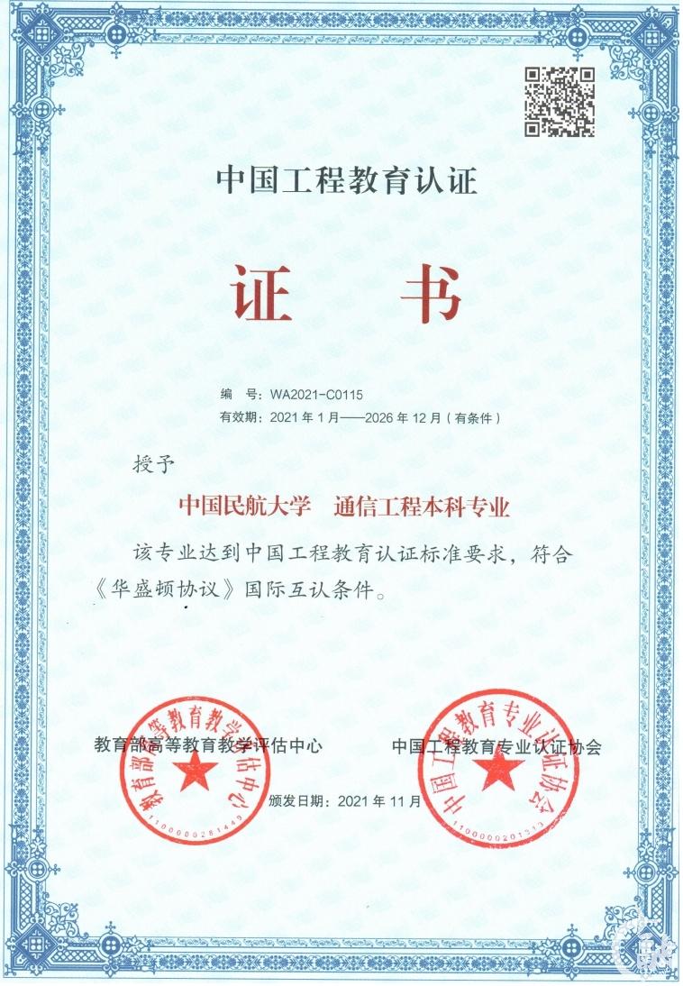 2022.12.28 通信工程专业通过工程教育认证.jpg