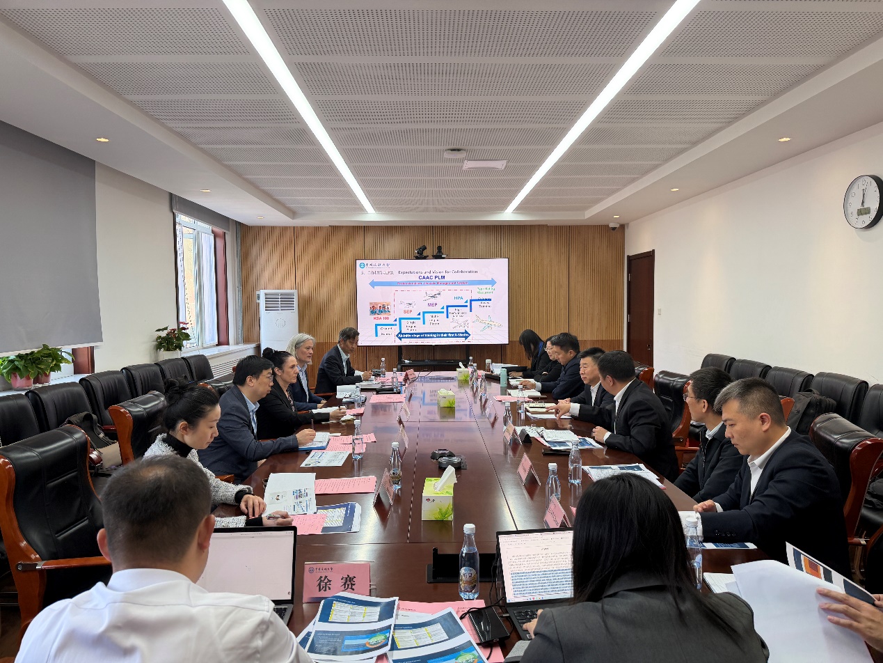 波音公司到访中国民航大学洽谈CBTA项目合作